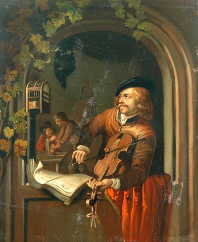 The Violin Player by Unknown